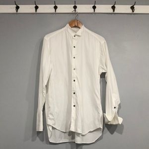 Burberry Wing Tip Double French Cuff Shirt